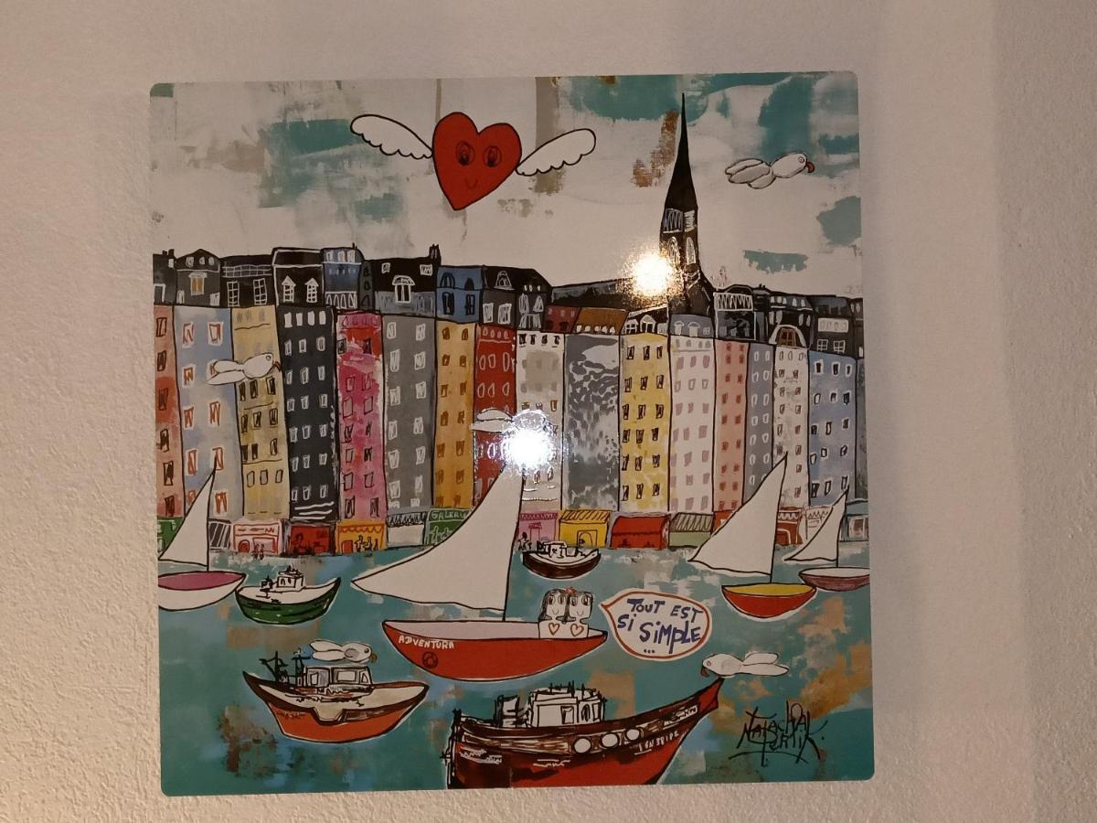Appartamento Le Coeur Du Centre Historique Refait A Neuf Honfleur Esterno foto